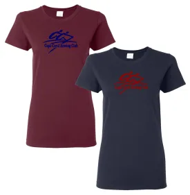 100% Cotton Cape Coral Rowing Club Women's Team Spirit T-Shirt