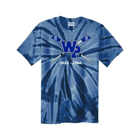 100% Cotton West Potomac Crew Tie Dye Team Spirit T-Shirt