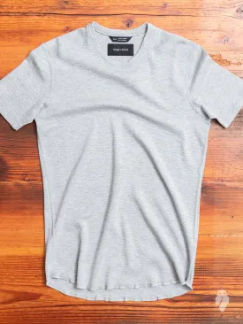 1x1 Slub T-Shirt in Heather Grey