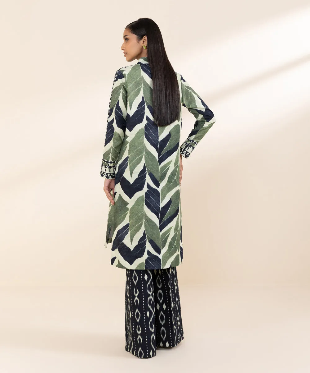 2 Piece - Printed Khaddar Suit