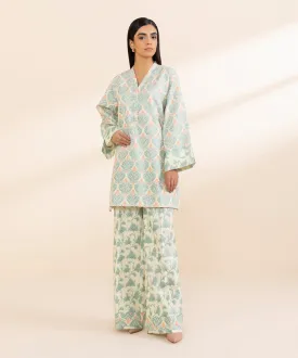 2 Piece - Printed Light Khaddar Suit