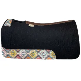 5 Star Barrel Racer Black & Aztec Pad