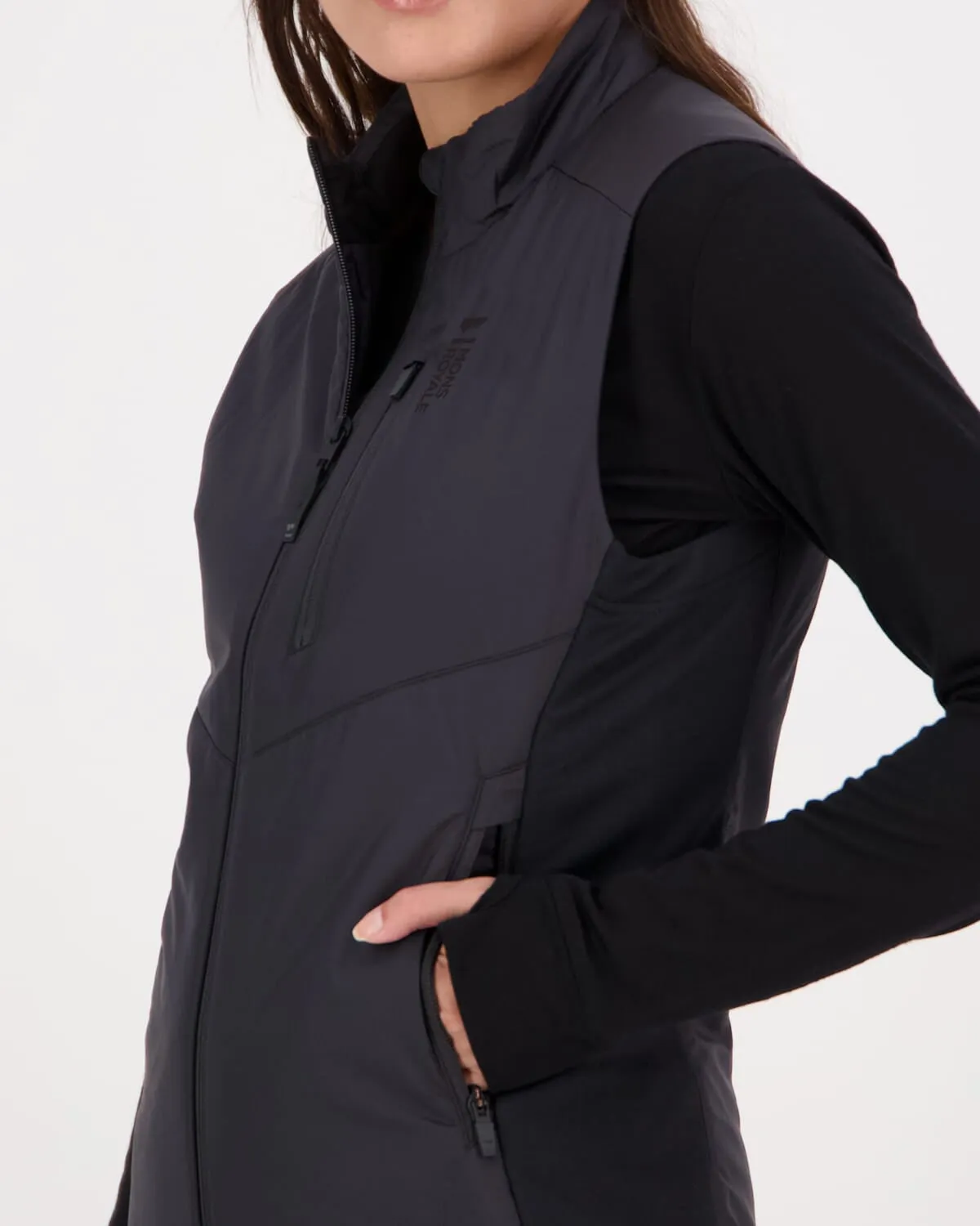 Arete Merino Insulated Vest - Black