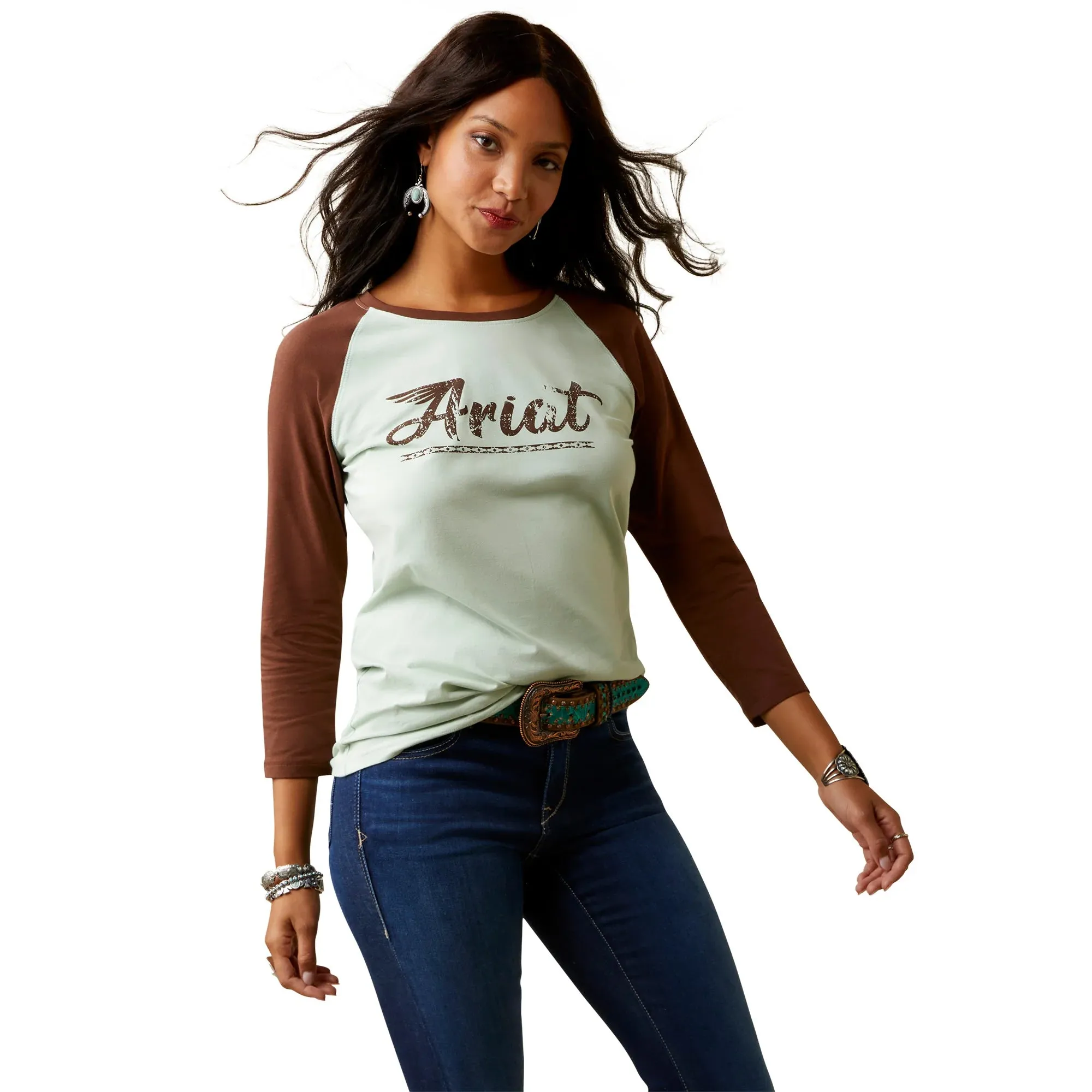 Ariat Women's Classic Frosty Green Top