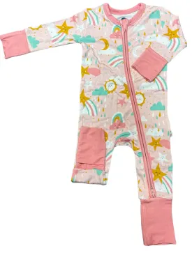 Baby Bamboo Pajamas Convertible  Sleeper Nova