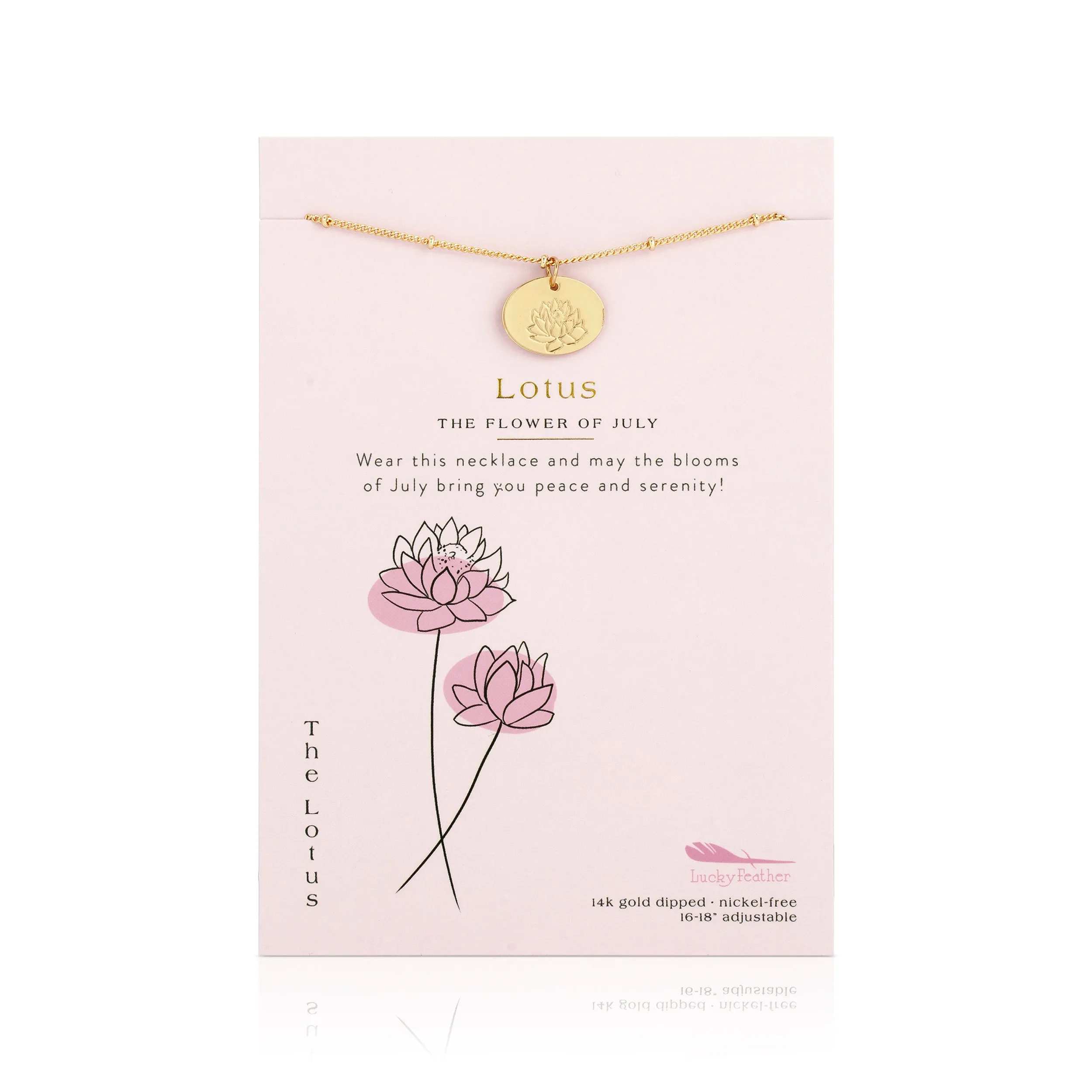 Birth Flower Necklace