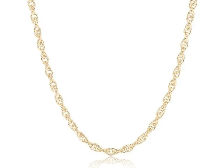 Choker Rope Chain - Gold