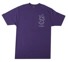 CROOKS & CASTLES GRAPHIC T-SHIRT PURPLE - B2Q01732