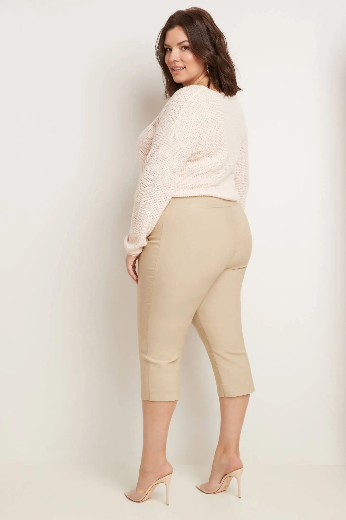 Curvy Capri with Flattering Wide Waistband