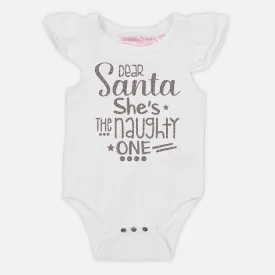 Dear Santa She's The Naughty One - Vinyl - Custom