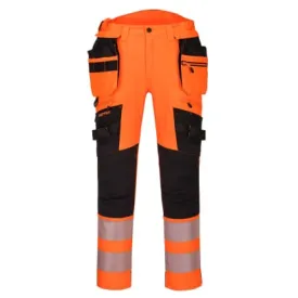 DX4 Hi Vis Removable Holster Pocket Flex Stetch Work Trousers-DX442