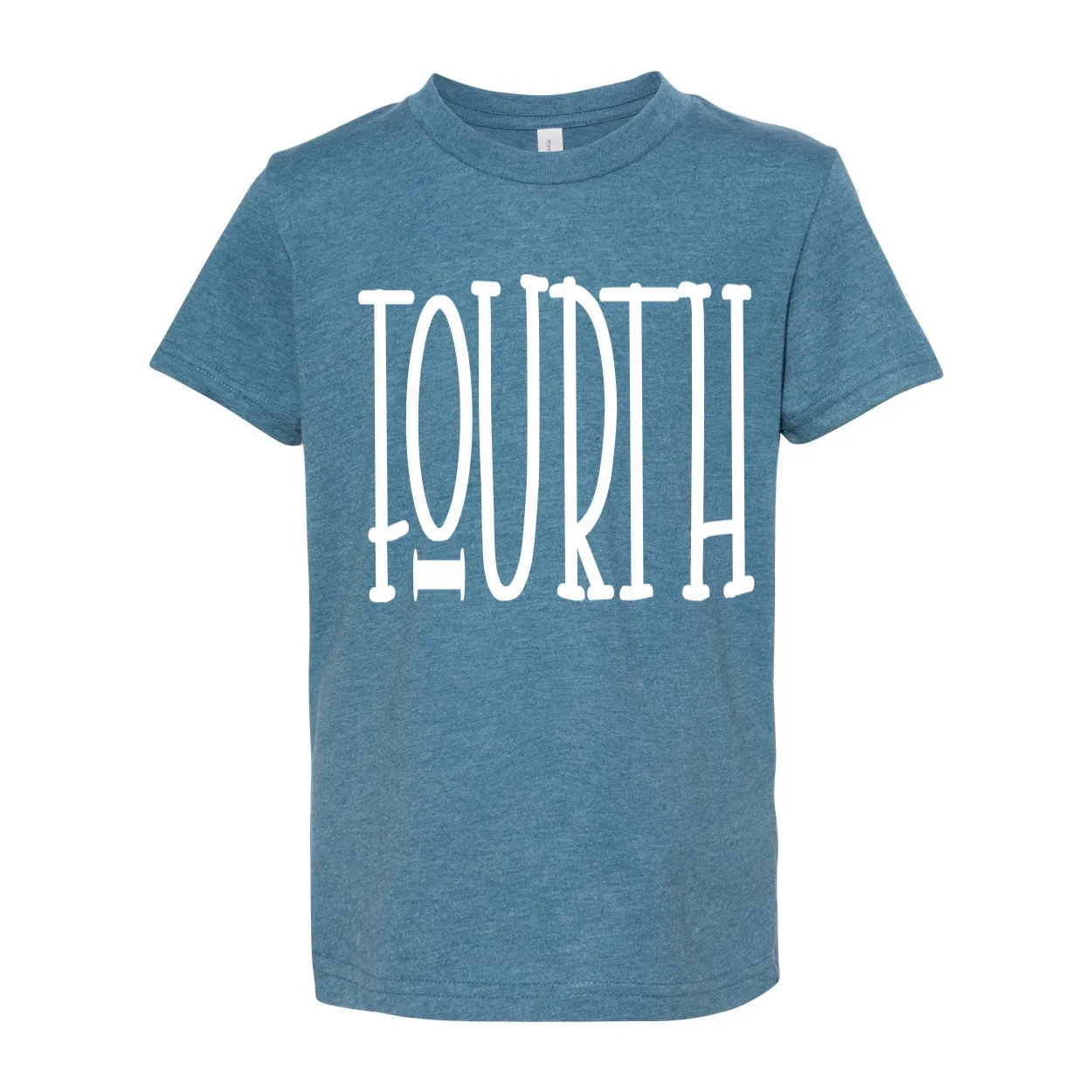 Fourth Grade YOUTH Tall Letters Tee