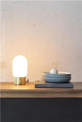 Gold Urban Charger Table Lamp