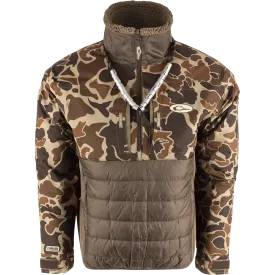 LST Guardian Flex Double Down Eqwader 1/4 Zip Jacket - Old School Camo