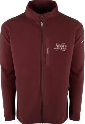 Mississippi State Full Zip Camp Fleece