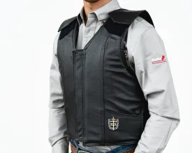 Ride Right 1200 Series Leather Bull Riding Vest