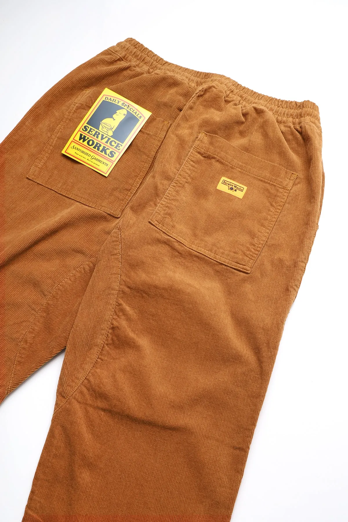 Service Works - Corduroy Chef Pants - Pecan