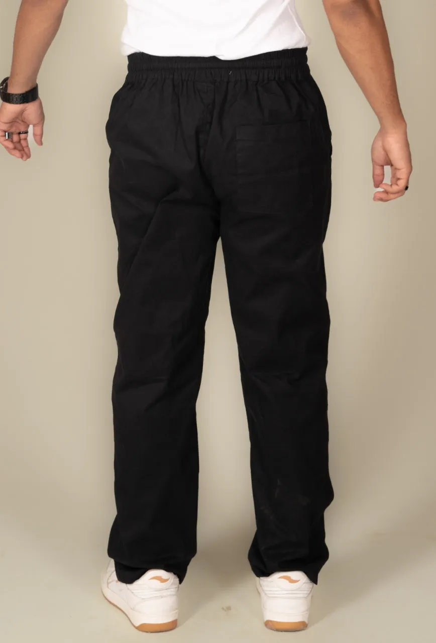 Space Black Baggy Pant - Unisex Comfy Pant