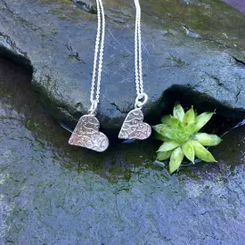 Sterling silver heart necklace