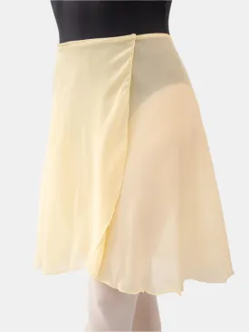 Straw Yellow Wrap Long Dance Skirt MP339