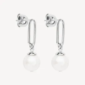 The Enchantress Pearl Drop Stud Earrings